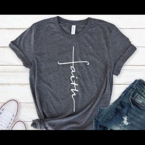 Faith Tee (Burgundy Color)